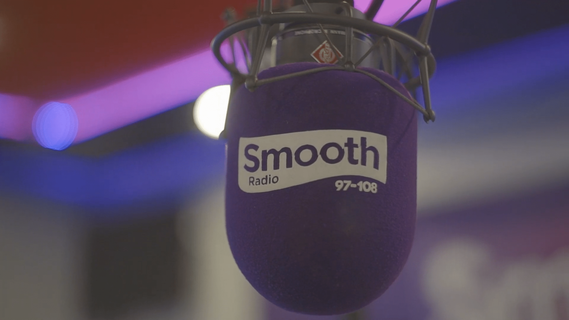 Smooth Radio Microphone in studio